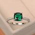 Embellished Emerald Luxury Ring