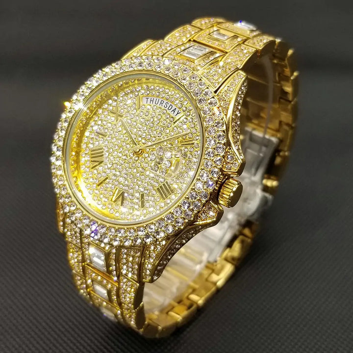 Men's Luxury Crystal Watches